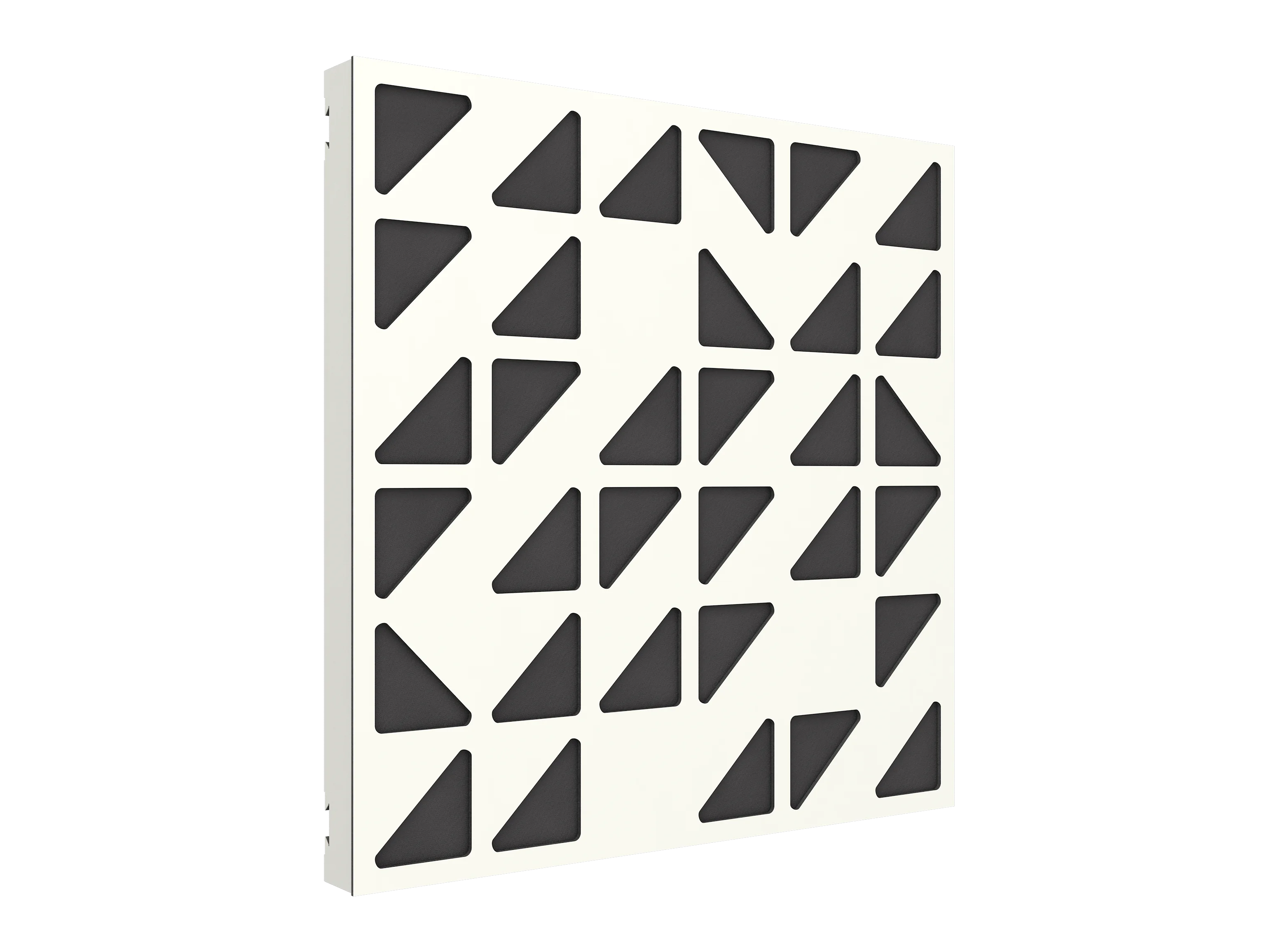 Vicoustic VicPattern Ultra Triangles Sound Absorbing Acoustic Panel in White Matte