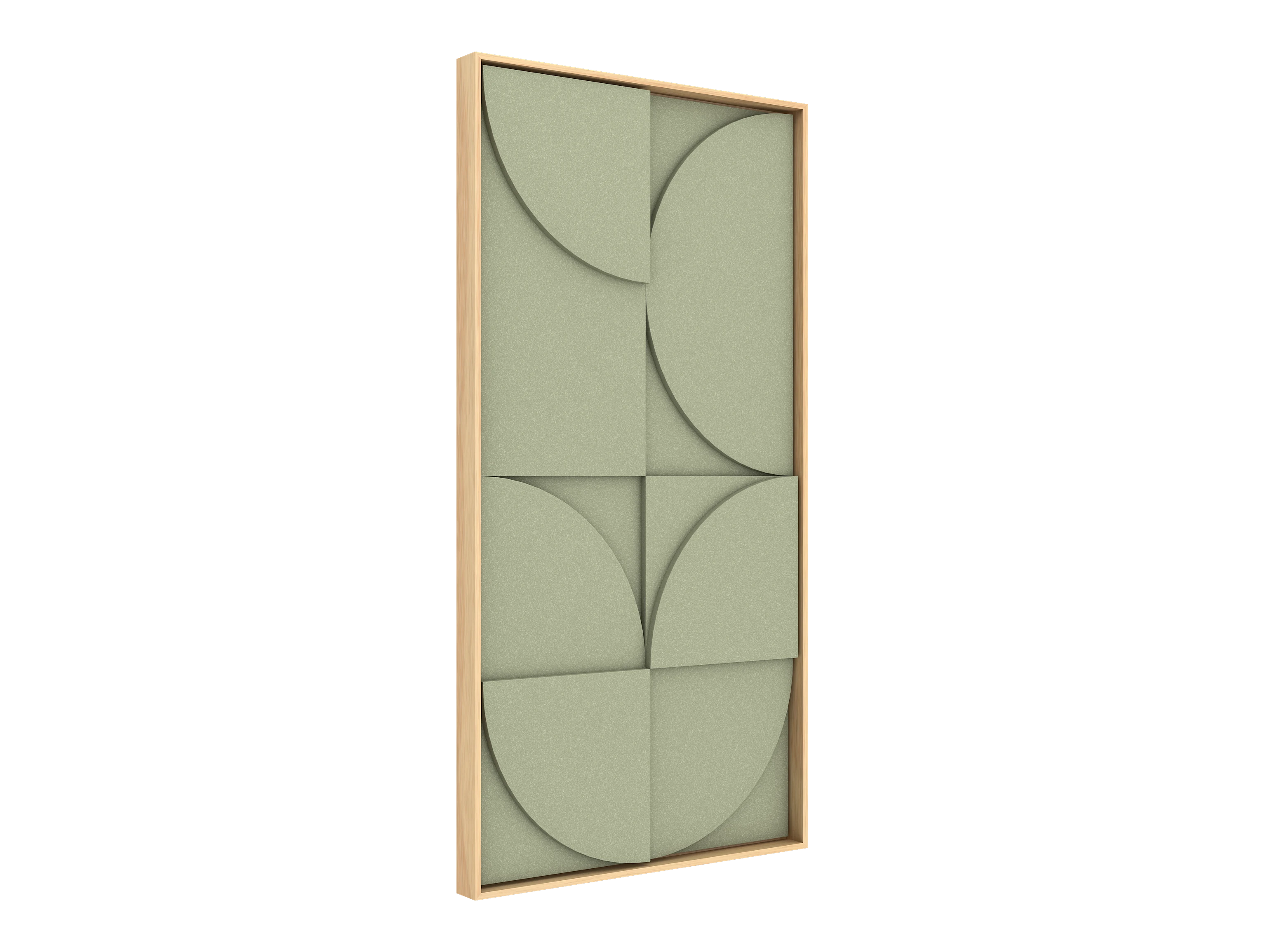 Vicoustic VicShape 3D Sound Absorbing Acoustic Framed Relief Panel in Gleam