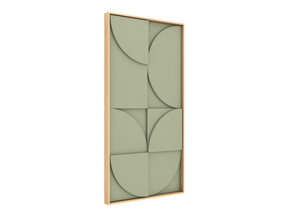 Vicoustic VicShape 3D Sound Absorbing Acoustic Framed Relief Panel in Gleam