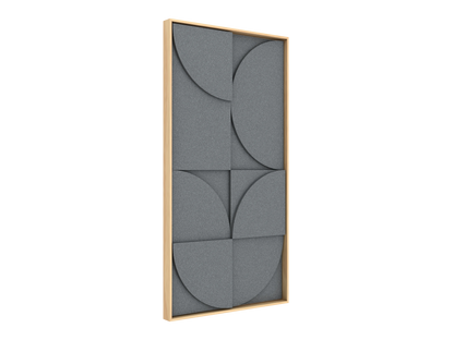 Vicoustic VicShape 3D Sound Absorbing Acoustic Framed Relief Panel in Tornado