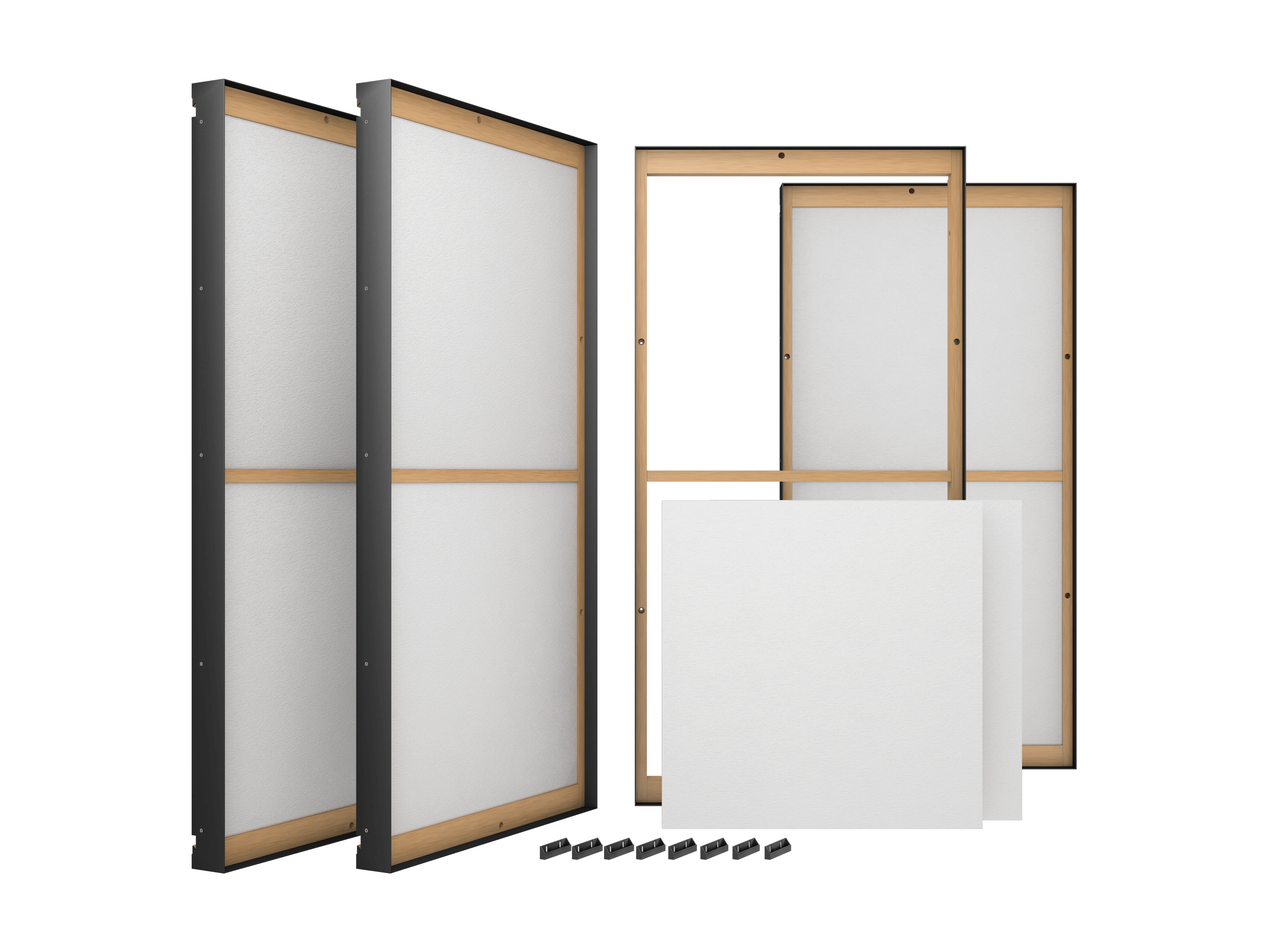 Vicoustic VicSpacer Plus Sound Absorbing Acoustic Panel Accessory in Black Matte