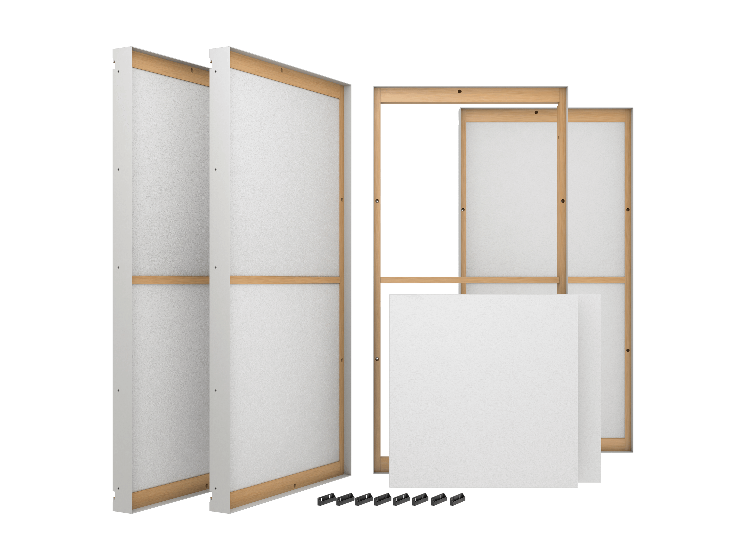 Vicoustic VicSpacer Plus Sound Absorbing Acoustic Panel Accessory in White Matte