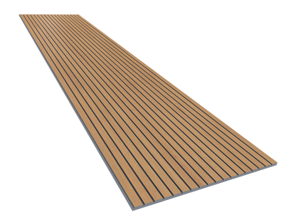 Vicoustic VicStrip 270cm Acoustic Slat Panel in Natural Oak Grey PET