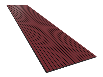 Vicoustic VicStrip 270cm Acoustic Slat Panel in Garnet Red Black PET