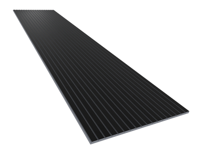 Vicoustic VicStrip 270cm Acoustic Slat Panel in Black Matte Grey PET