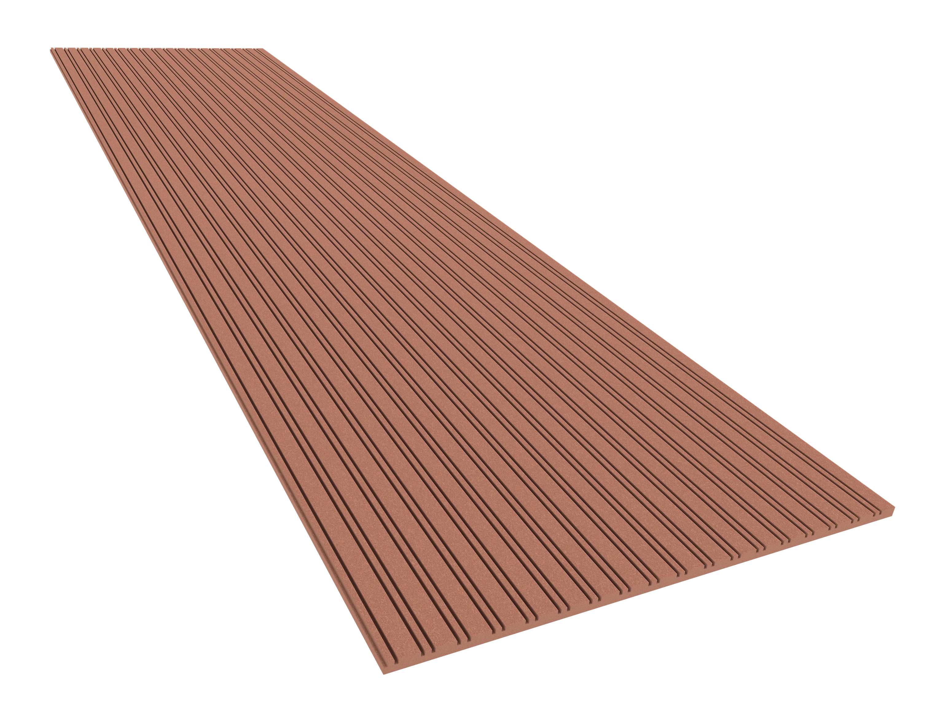 Vicoustic VicStrip Lite Double 240cm Slat Panel in HD PET Acoustic Panel in Coral Haze