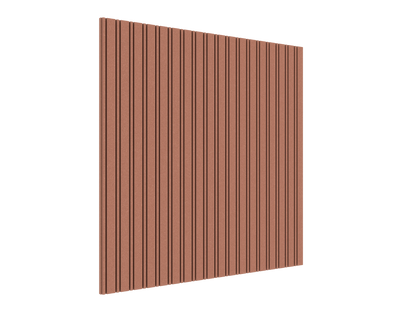 Vicoustic VicStrip Lite Double Square Slat Panel in HD PET Acoustic Panel in Coral Haze