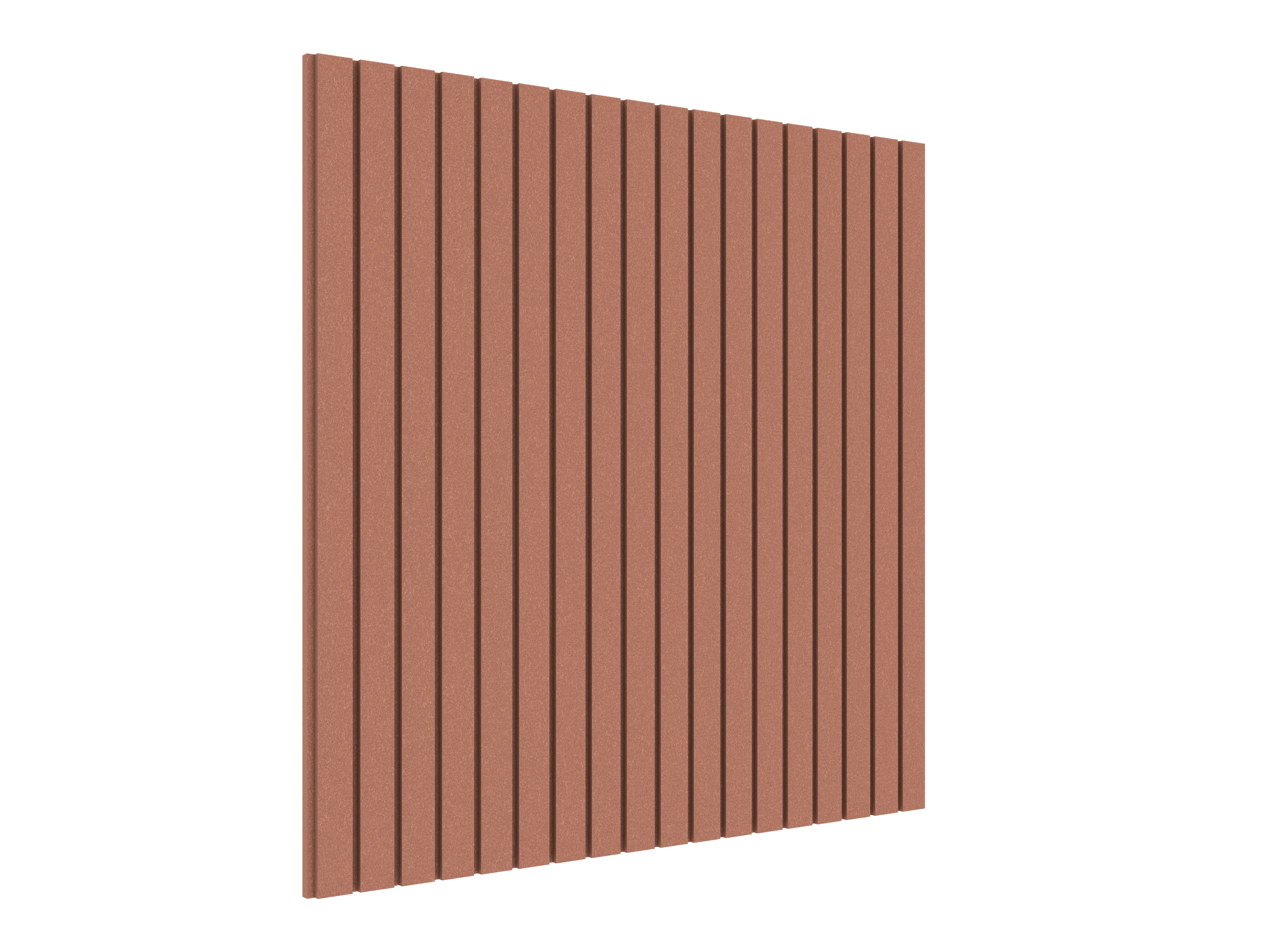 Vicoustic VicStrip Lite Square Slat Panel in HD PET Acoustic Panel in Coral Haze