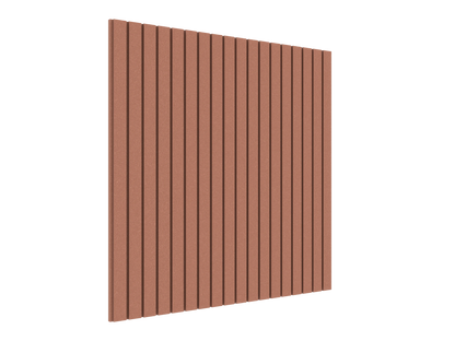 Vicoustic VicStrip Lite Square Slat Panel in HD PET Acoustic Panel in Coral Haze