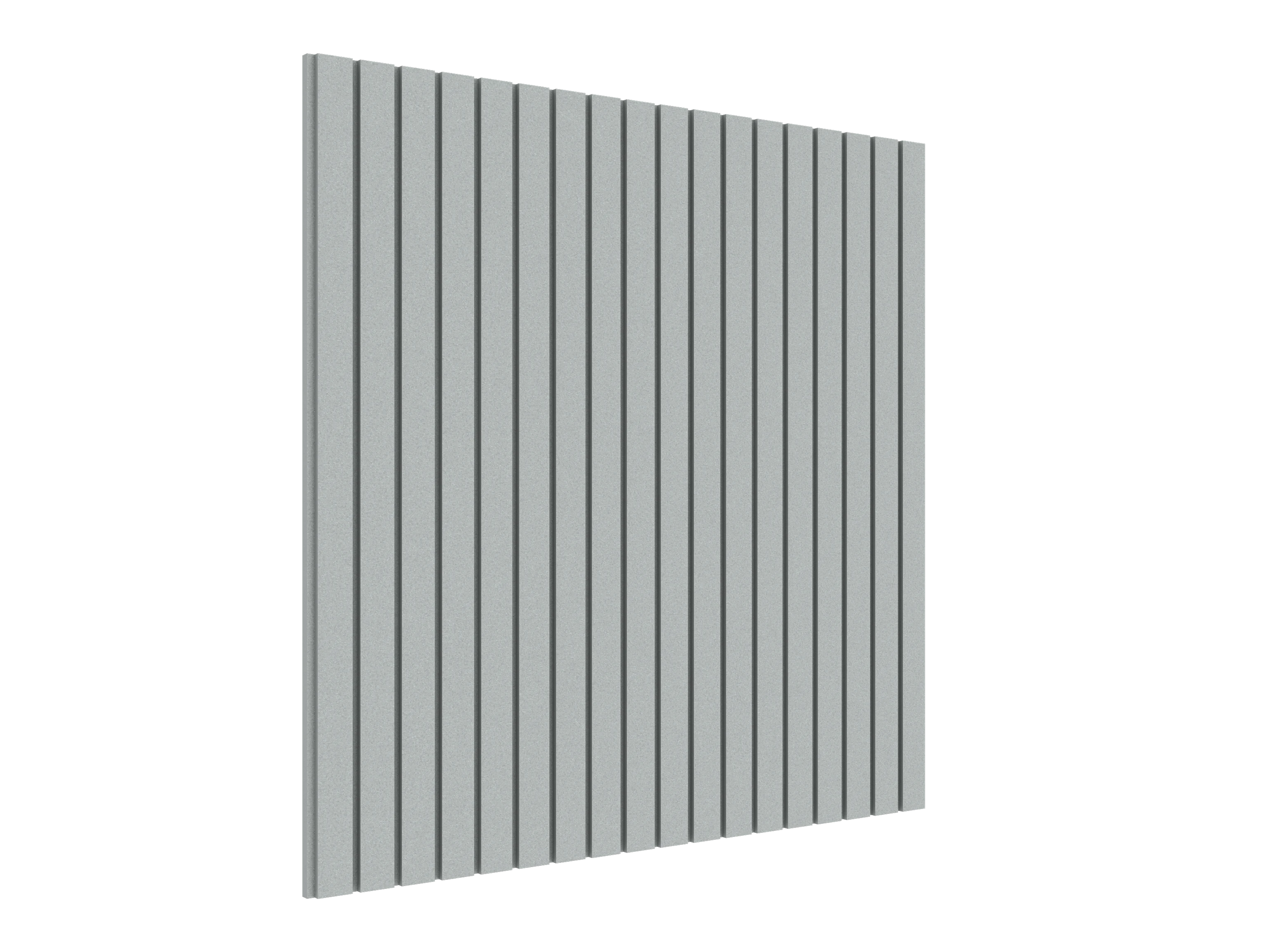 Vicoustic VicStrip Lite Square Slat Panel in HD PET Acoustic Panel in Glacier