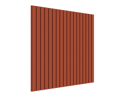 Vicoustic VicStrip Lite Square Slat Panel in HD PET Acoustic Panel in Marmalade