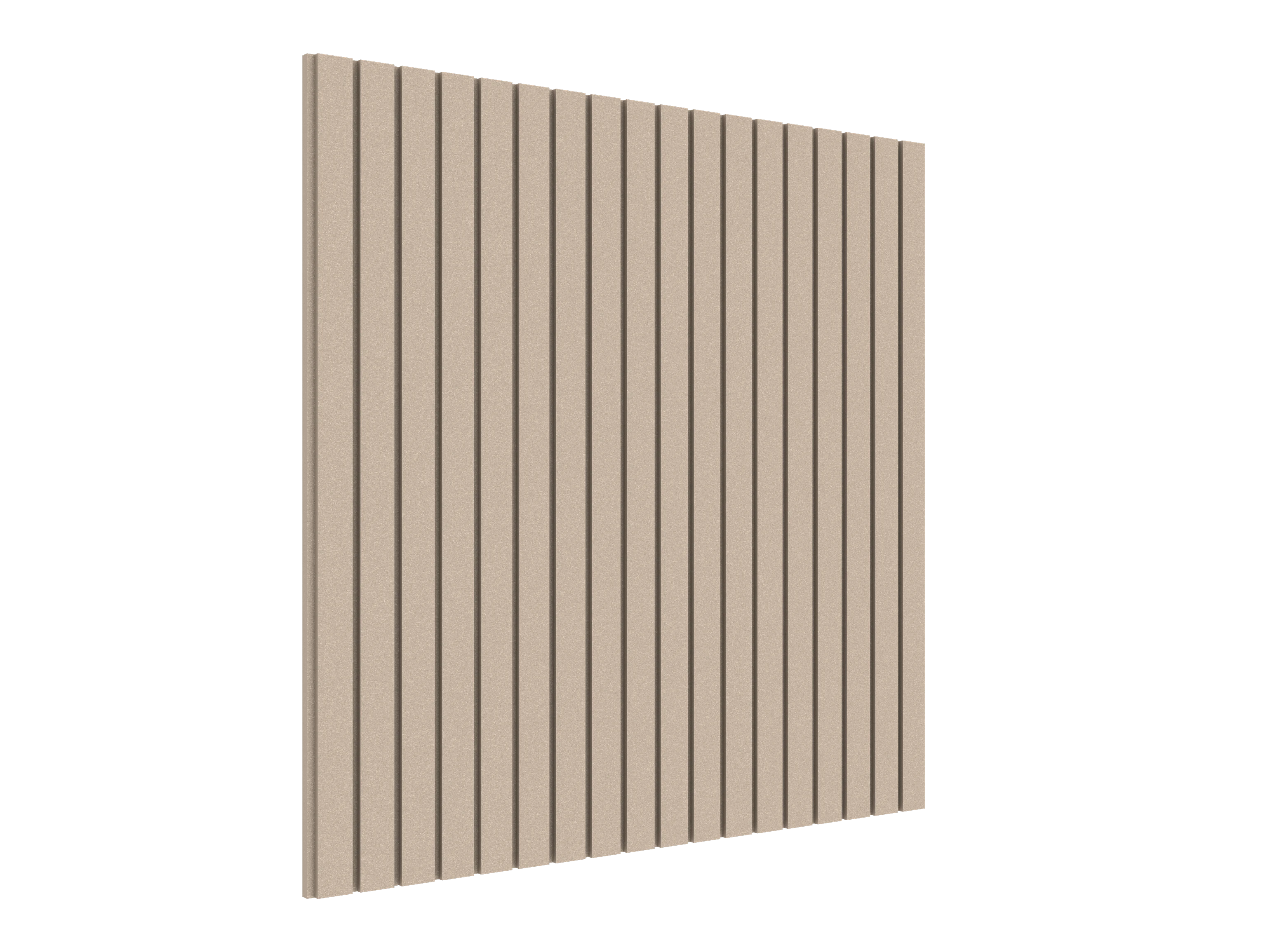 Vicoustic VicStrip Lite Square Slat Panel in HD PET Acoustic Panel in Pearl