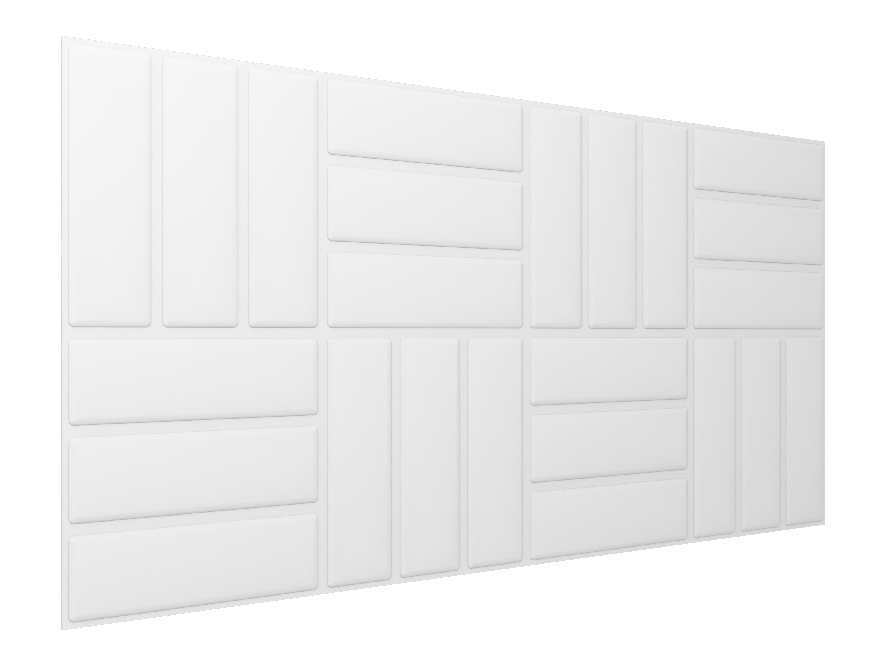 Vicoustic VicWallpaper VMT 120cm Deck Acoustic Panel Wallpaper in Natural White