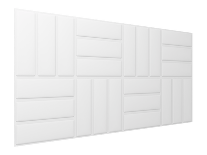 Vicoustic VicWallpaper VMT 120cm Deck Acoustic Panel Wallpaper in Natural White