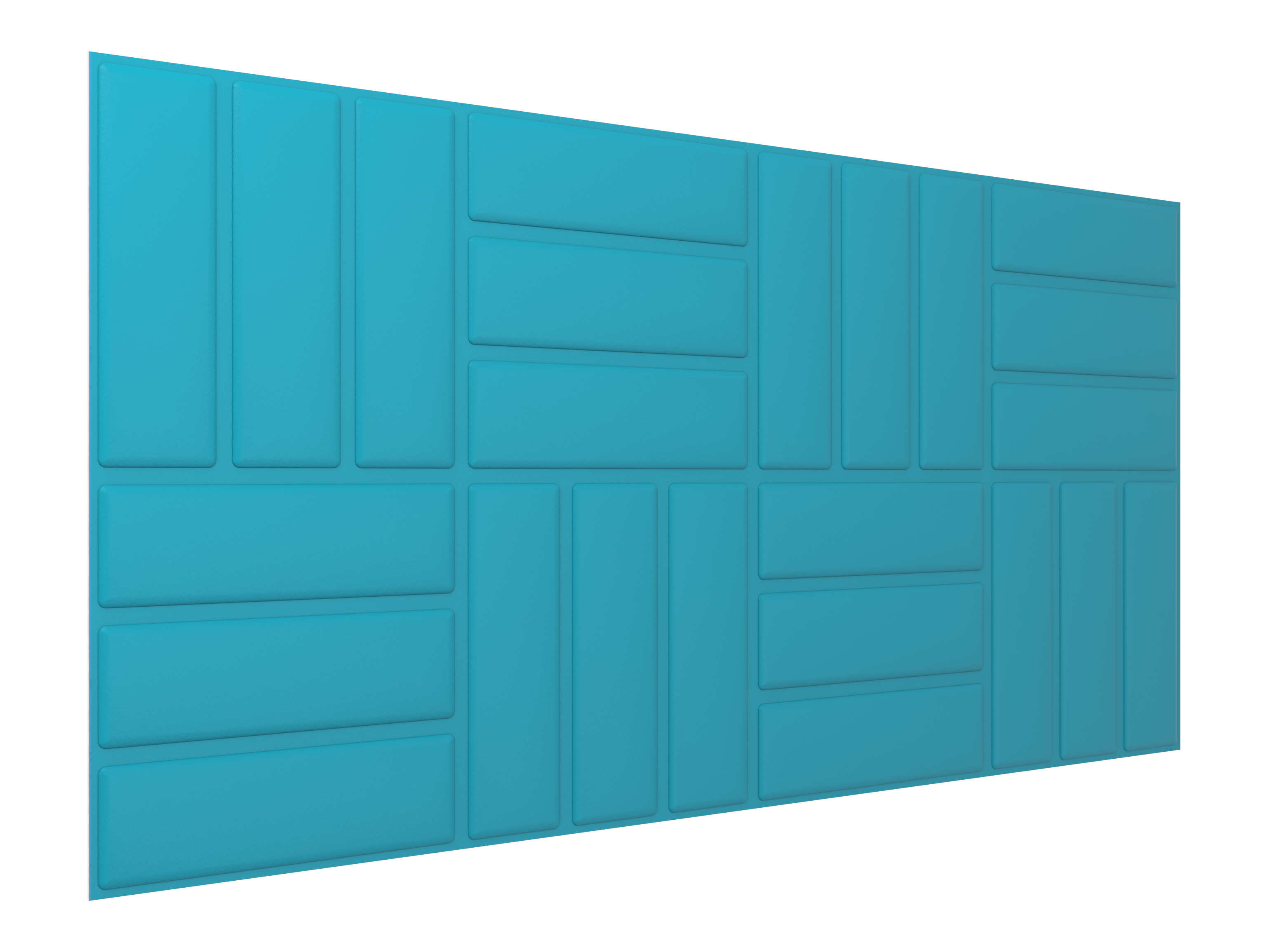 Vicoustic VicWallpaper VMT 120cm Deck Acoustic Panel Wallpaper in Bondi Blue