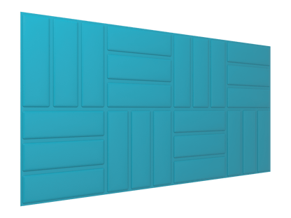 Vicoustic VicWallpaper VMT 120cm Deck Acoustic Panel Wallpaper in Bondi Blue
