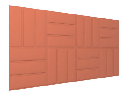 Vicoustic VicWallpaper VMT 120cm Deck Acoustic Panel Wallpaper in Coral
