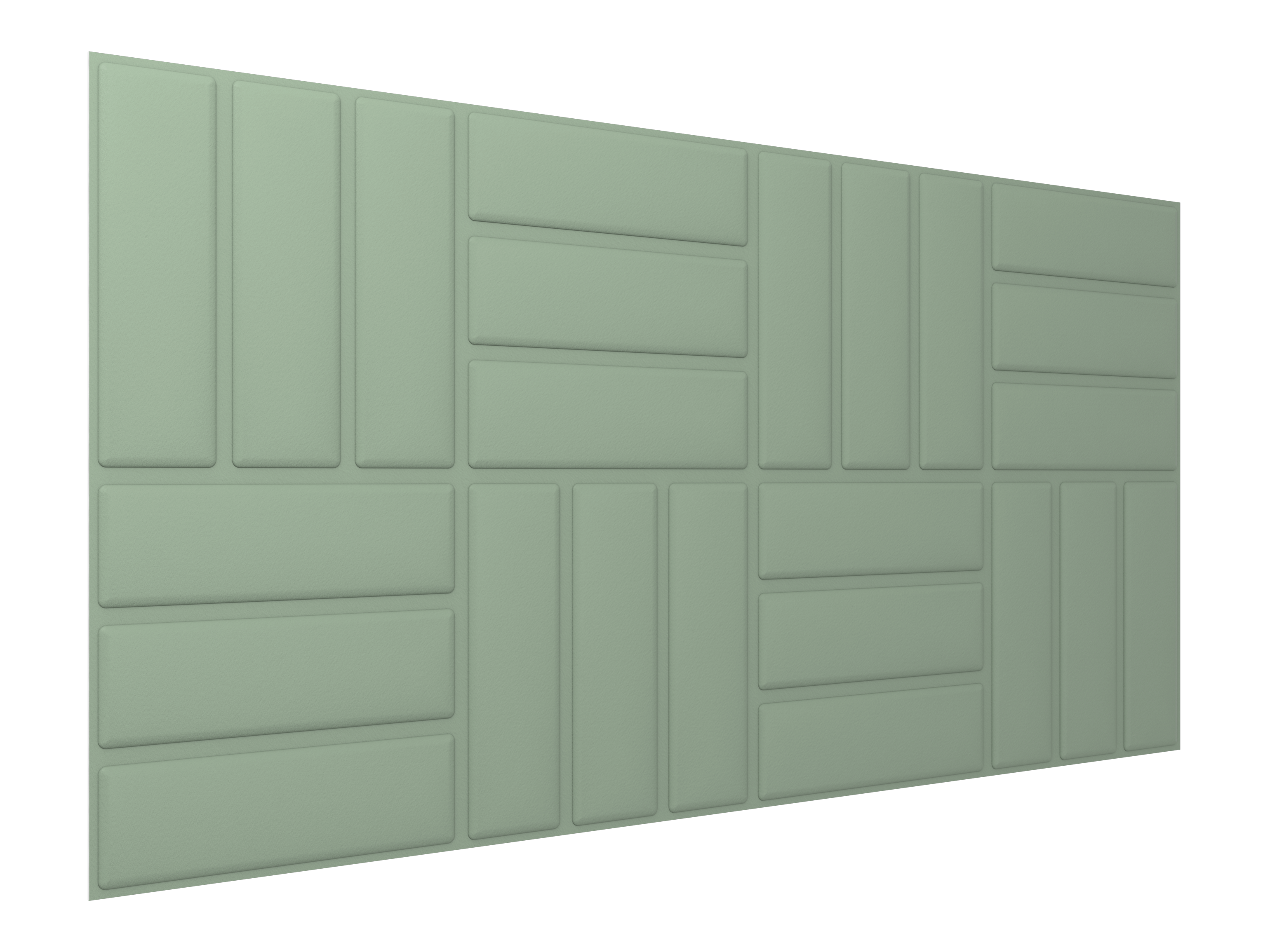 Vicoustic VicWallpaper VMT 120cm Deck Acoustic Panel Wallpaper in Moss Green