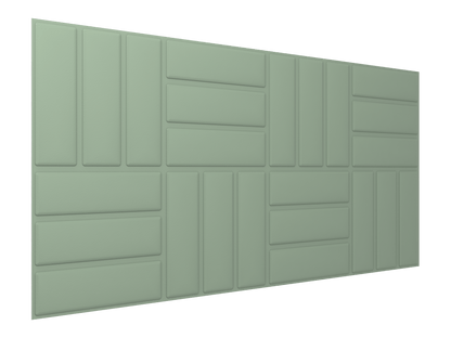 Vicoustic VicWallpaper VMT 120cm Deck Acoustic Panel Wallpaper in Moss Green