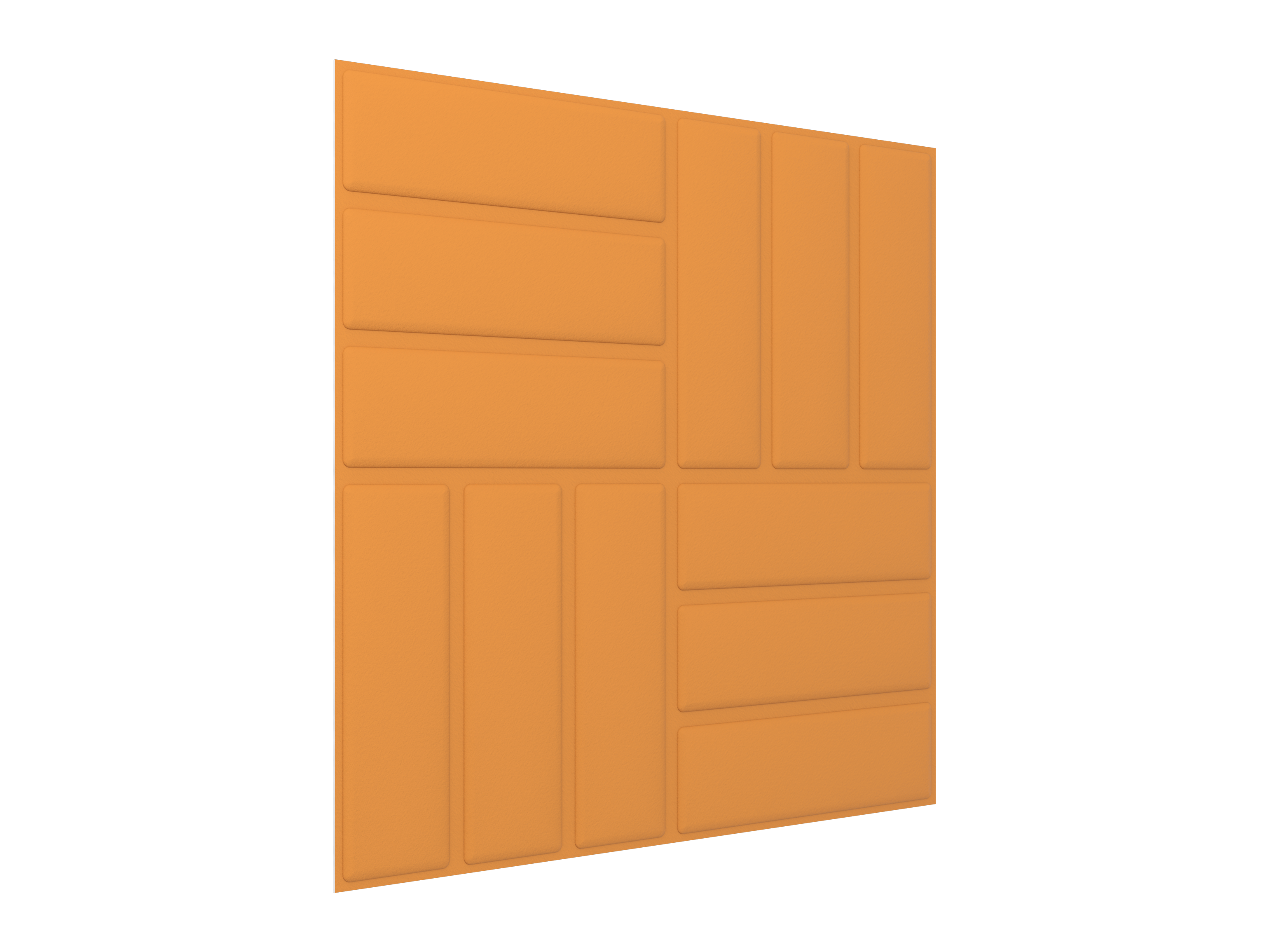 Vicoustic VicWallpaper VMT 60cm Deck Acoustic Panel Wallpaper in Pumpkin Orange