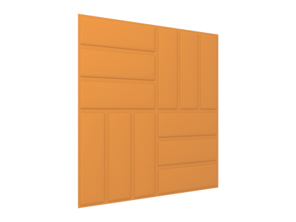 Vicoustic VicWallpaper VMT 60cm Deck Acoustic Panel Wallpaper in Pumpkin Orange