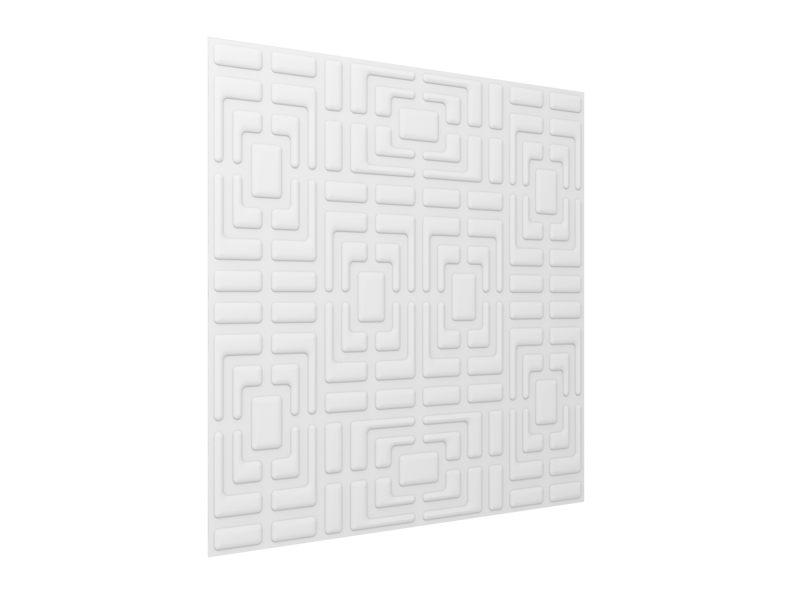 Vicoustic VicWallpaper VMT 60cm Symmetric Acoustic Panel Wallpaper in Natural White