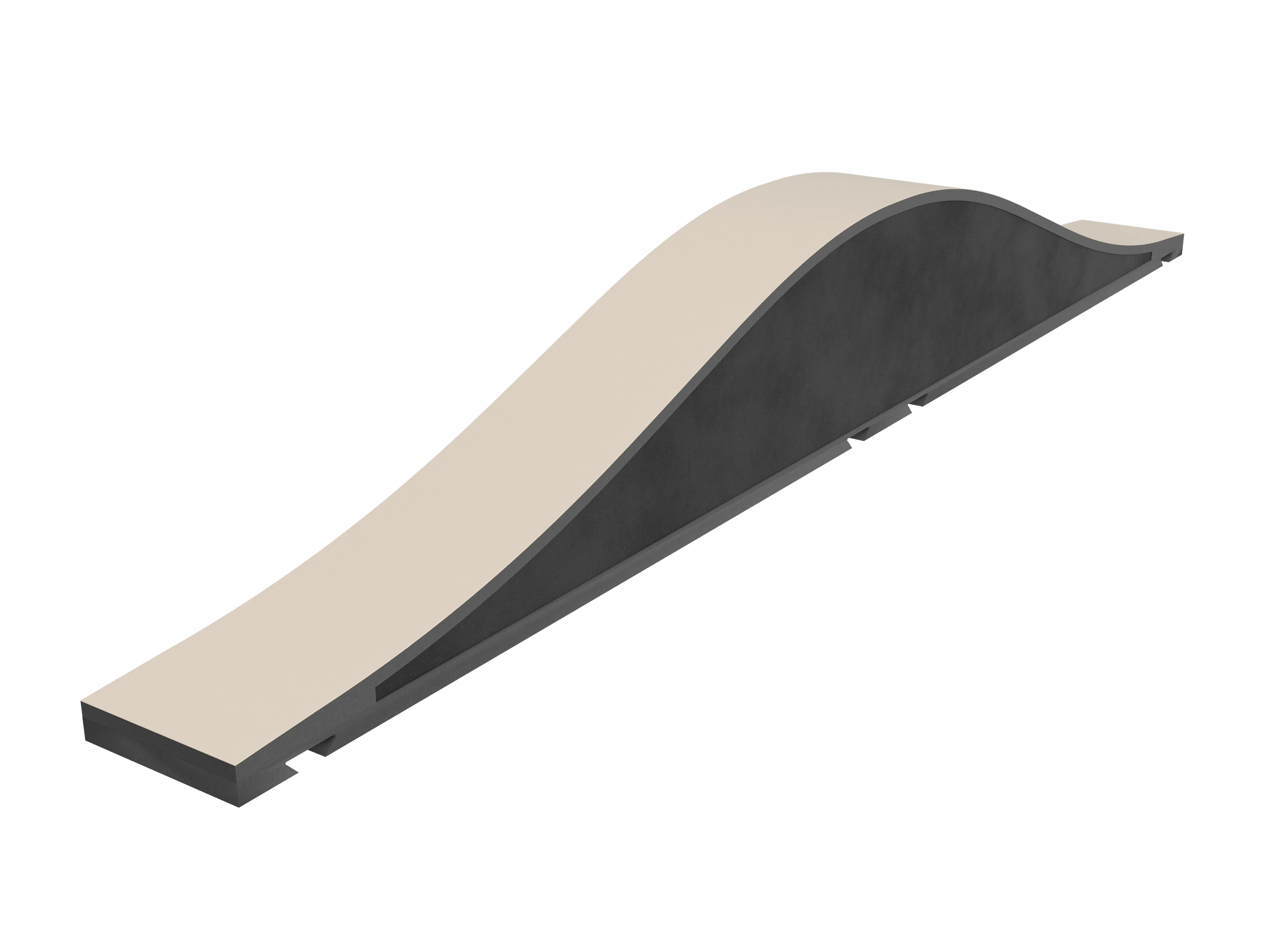 Vicoustic Flexi Wave Ultra 1190 U705PM Angora White Hybrid Acoustic Absorption and Diffusion Panel
