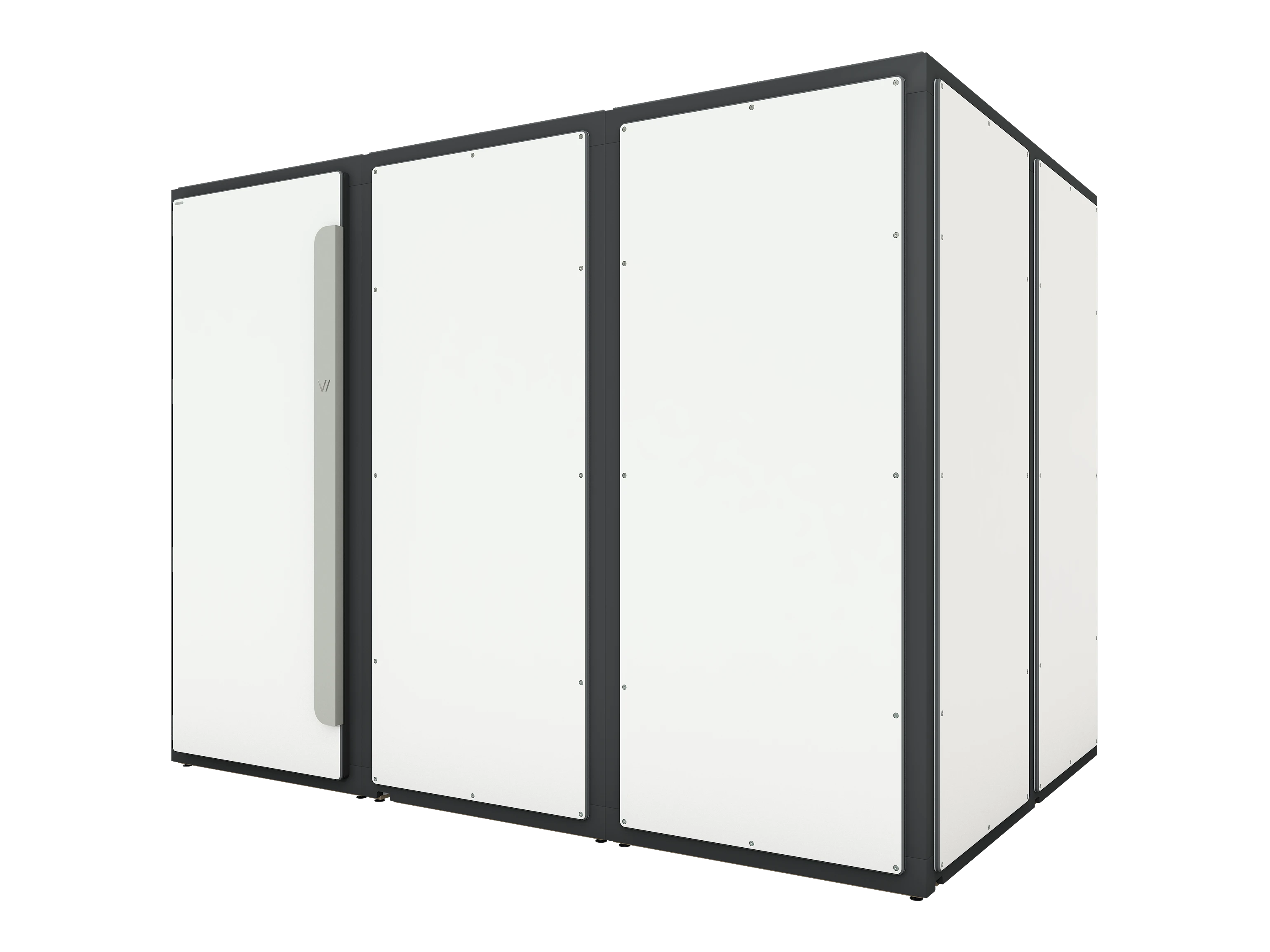 Vicoustic VicBooth ULTRA Soundproofing Booth Configuration A 2x3 Front in White Matte