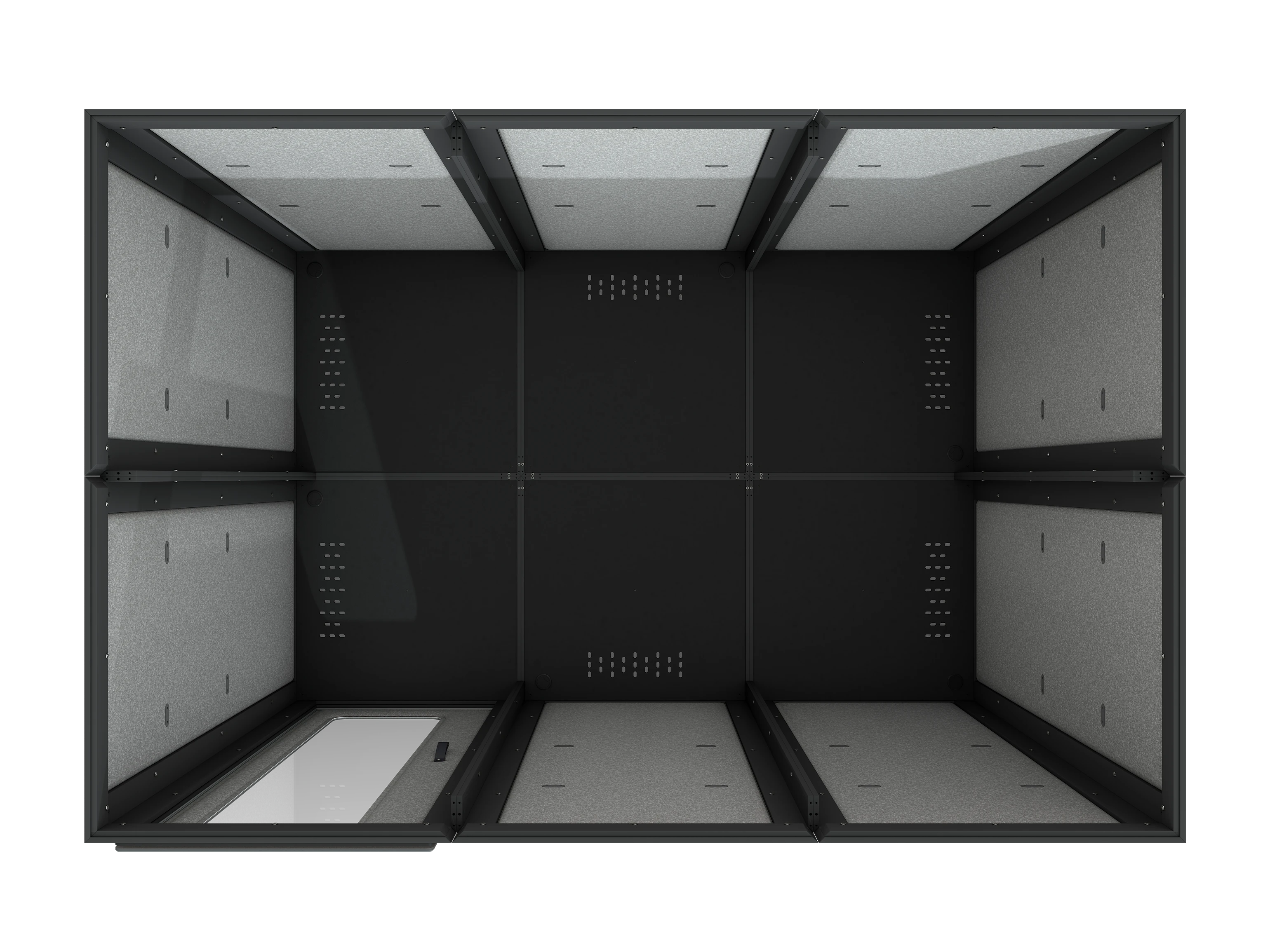 Vicoustic VicBooth ULTRA Soundproofing Booth Configuration B 2x3 Overhead