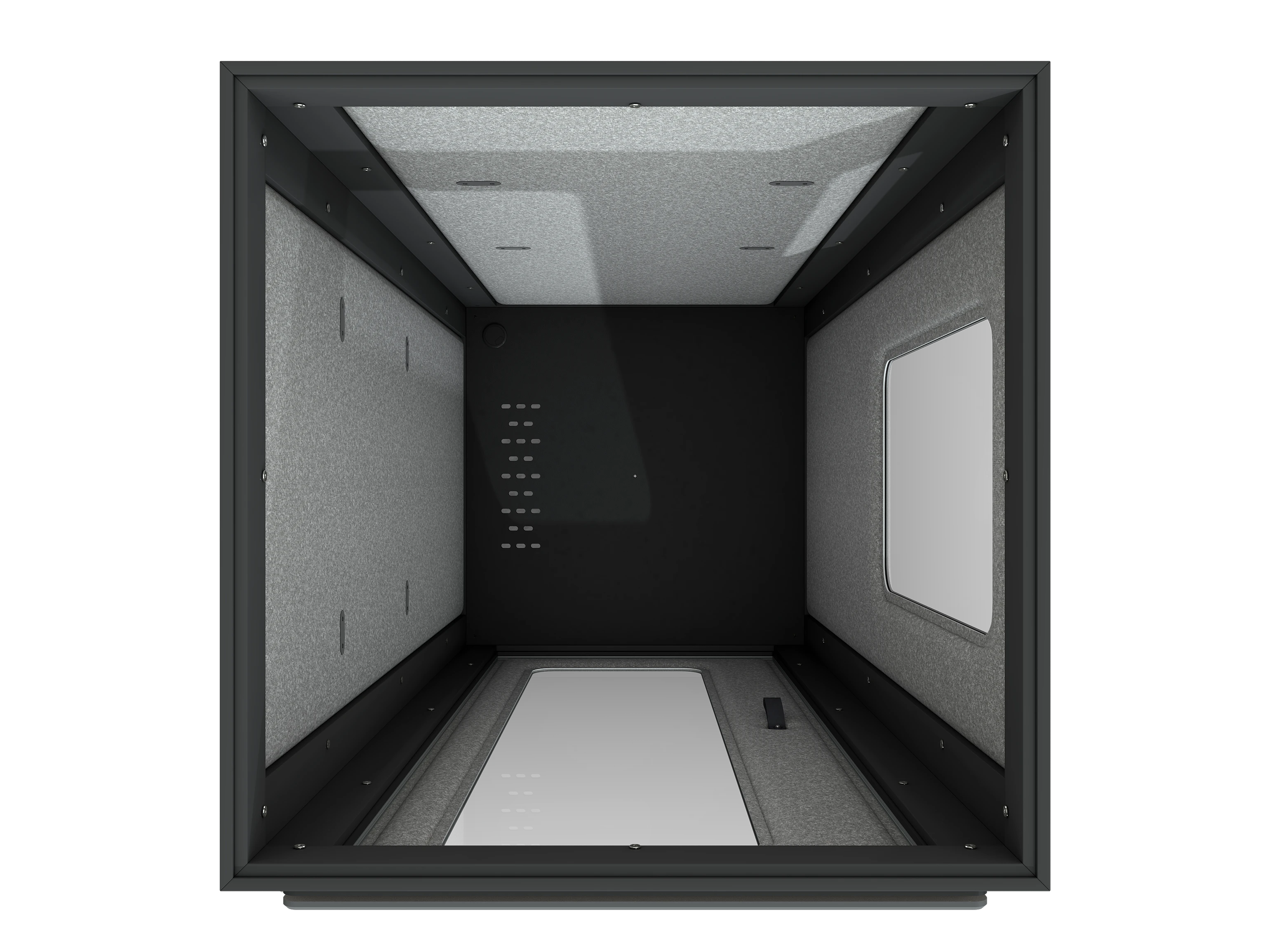 Vicoustic VicBooth ULTRA Soundproofing Booth Configuration C 1x1 Overhead
