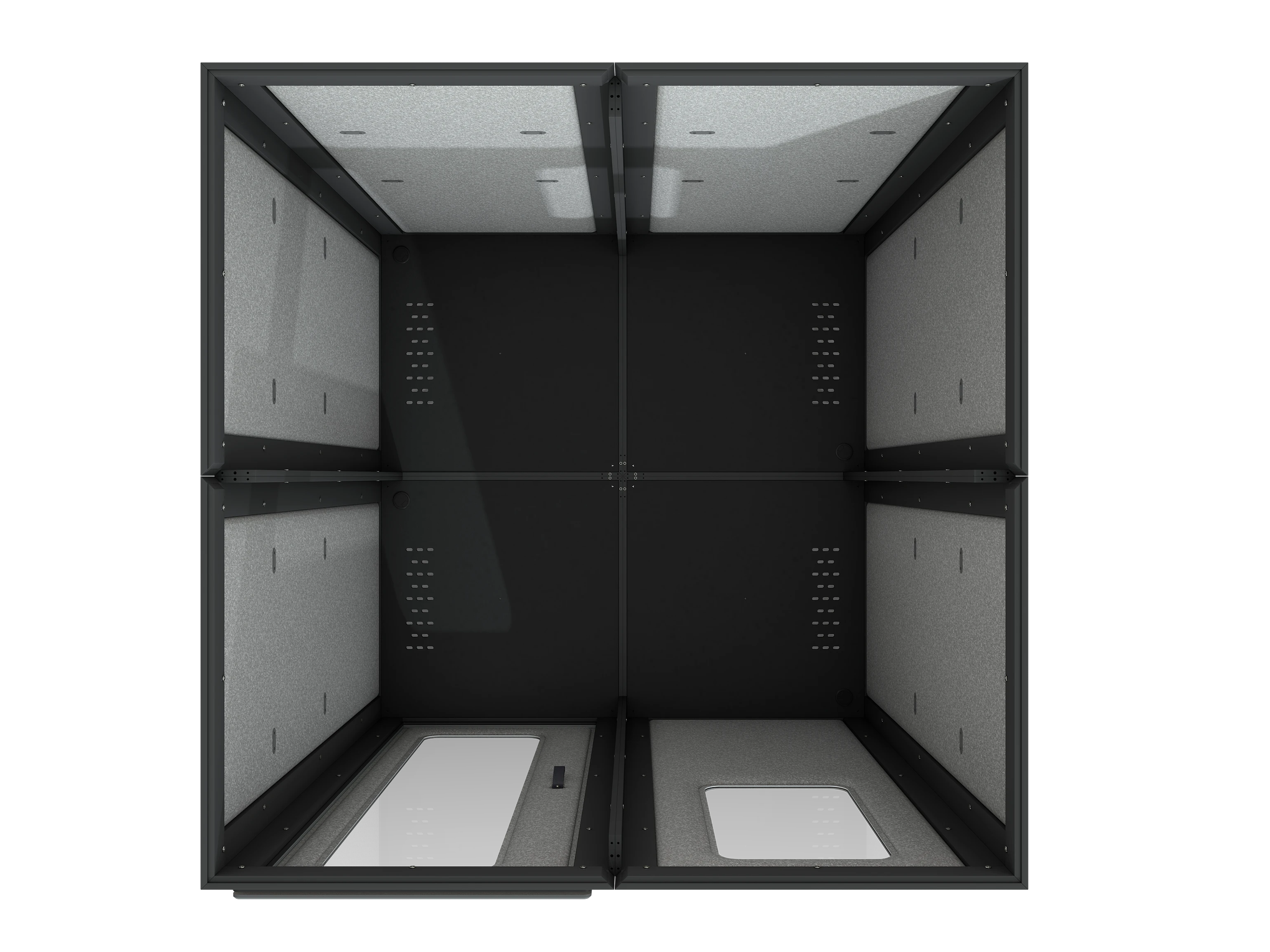 Vicoustic VicBooth ULTRA Soundproofing Booth Configuration C 2x2 Overhead