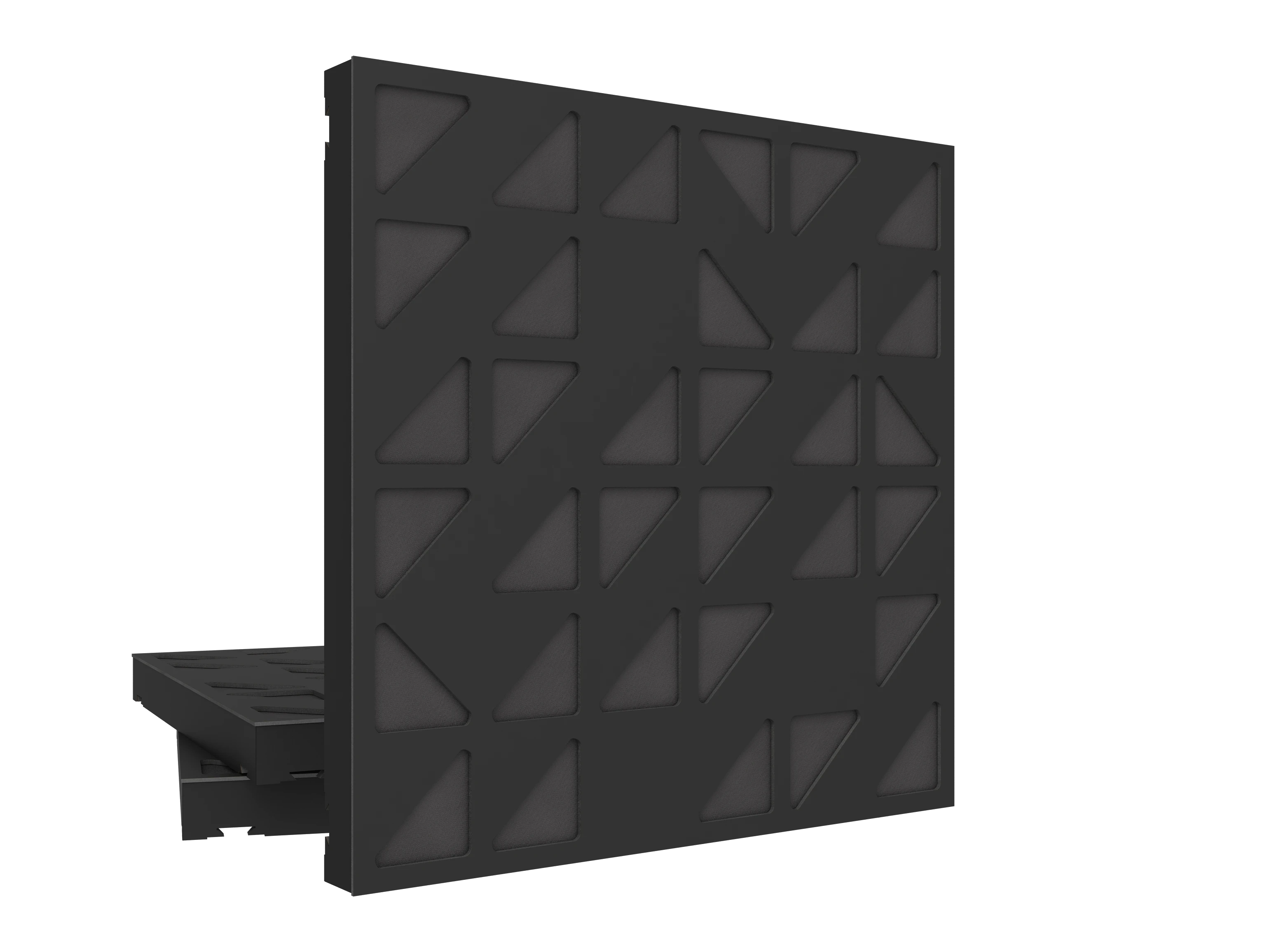Vicoustic VicPattern Ultra Triangles U999PM Black Matte BOX3 Acoustic Absorption Panel