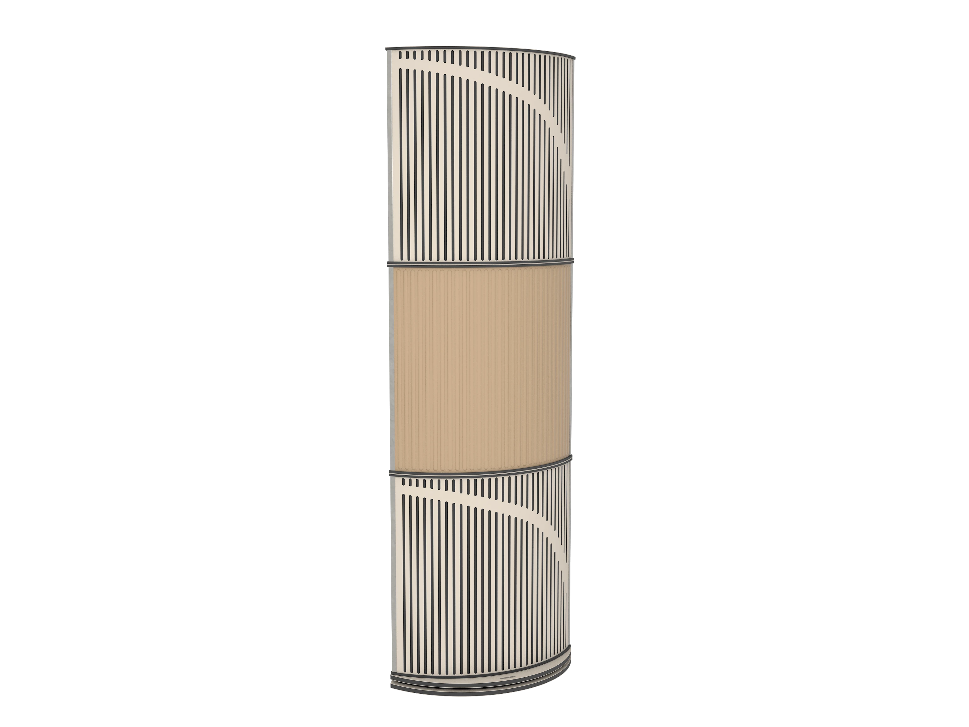 Vicoustic VicTotem Ultra VMT U705PM Angora White 82a Beige Free Standing Hybrid Acoustic Panel