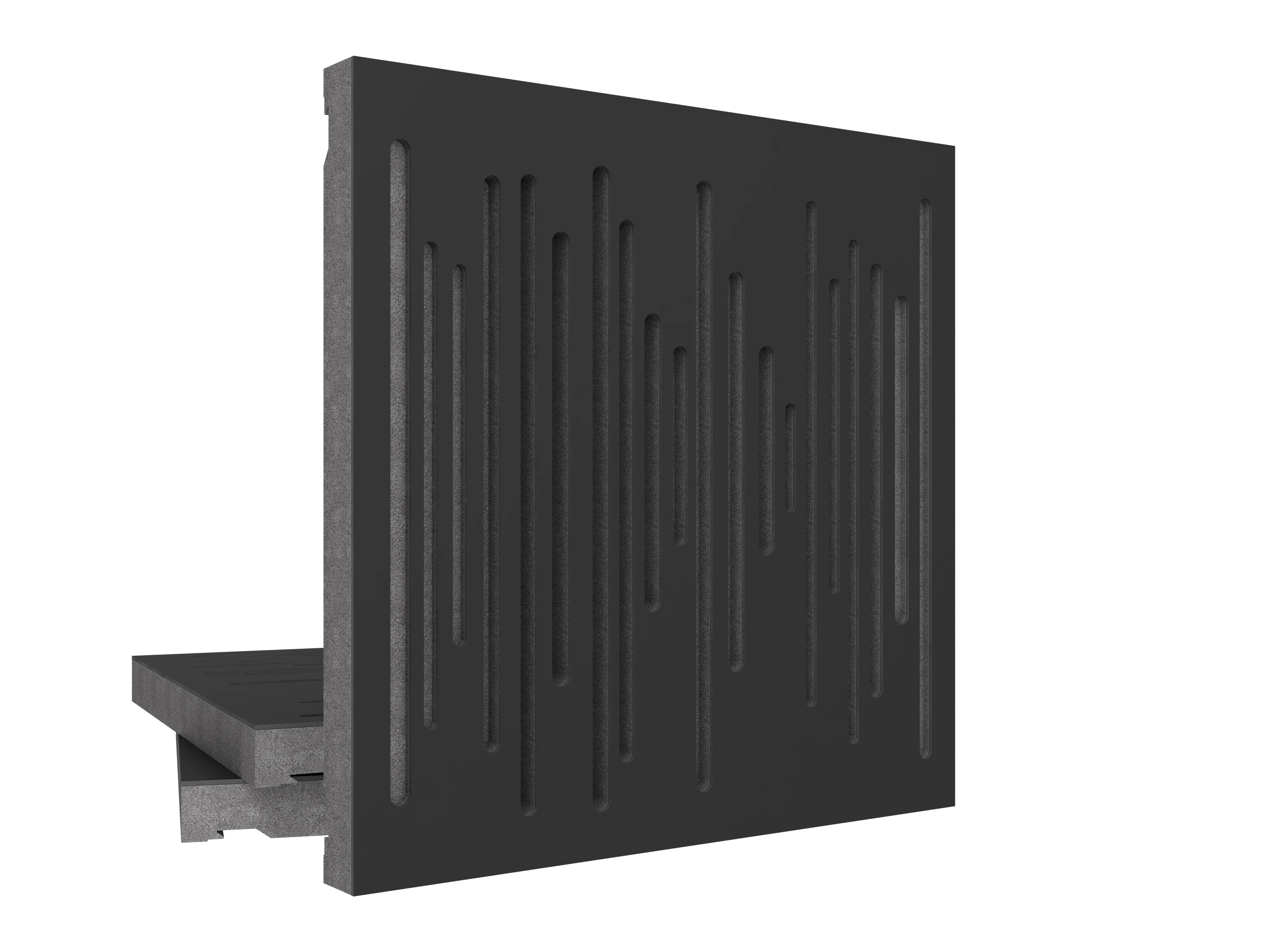 Vicoustic Wavewood Diffuser Ultra MKII GY EPS U999PM Black Matte SET Acoustic Diffusion Panel