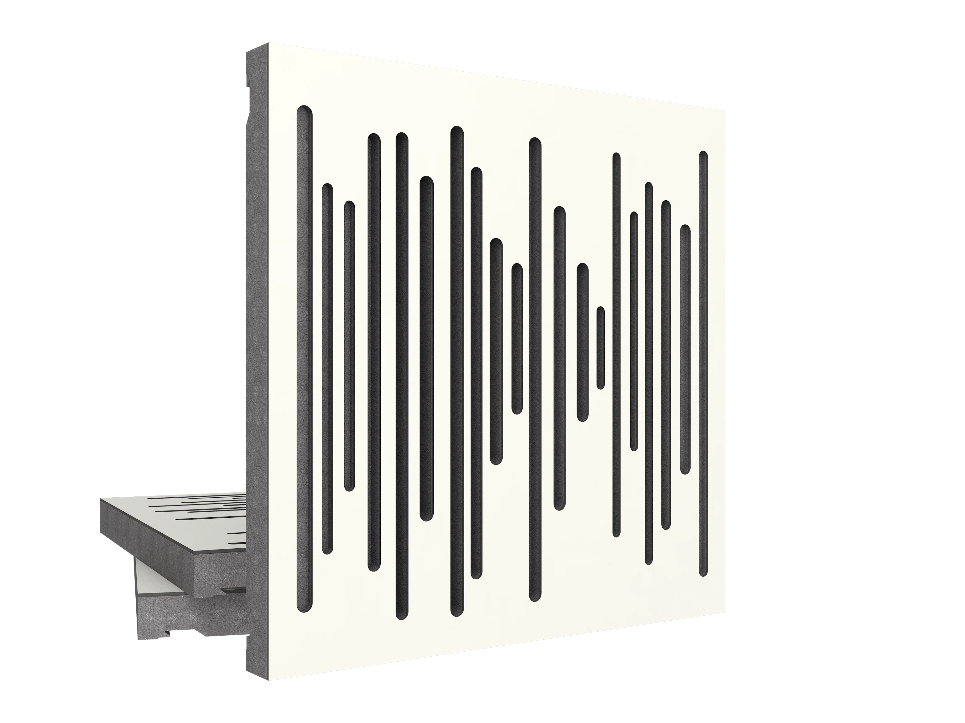 Vicoustic Wavewood Diffuser Ultra MKII GY EPS W1000PM White Matte SET Acoustic Diffusion Panel