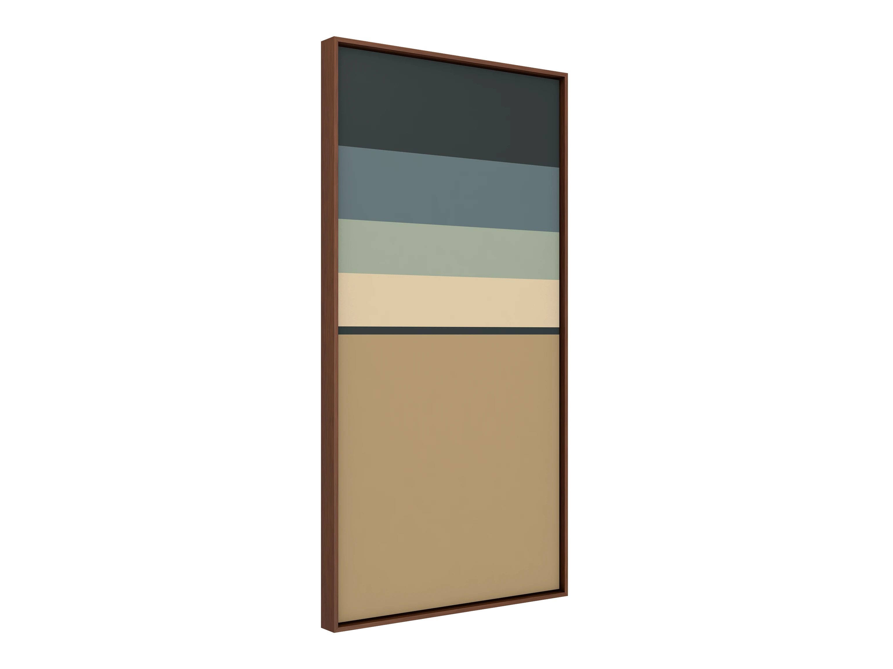 Vicoustic Echo Frame Stripes 2 Walnut Decorative Acoustic Panel