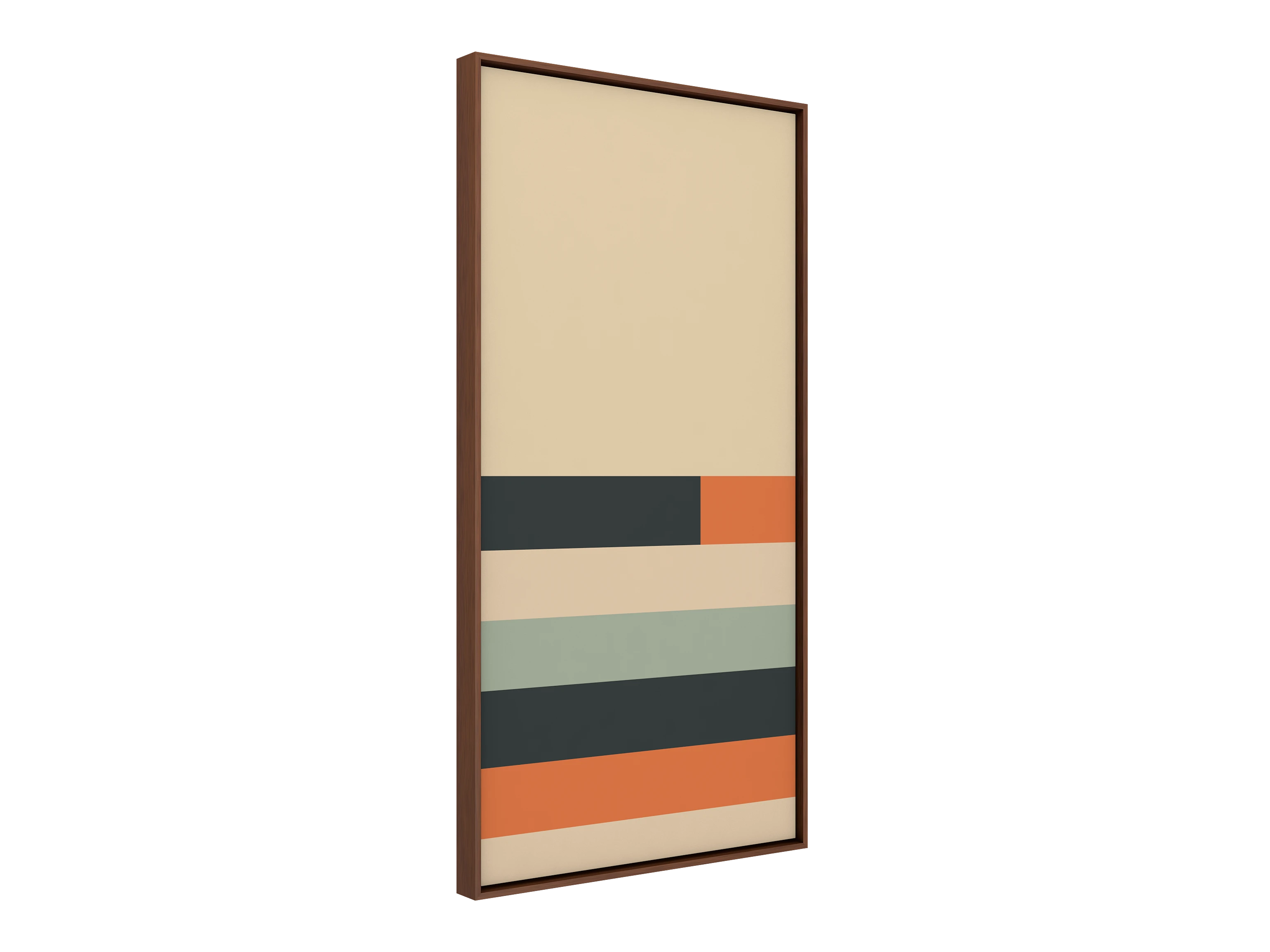 Vicoustic Echo Frame Stripes 3 Walnut Decorative Acoustic Panel