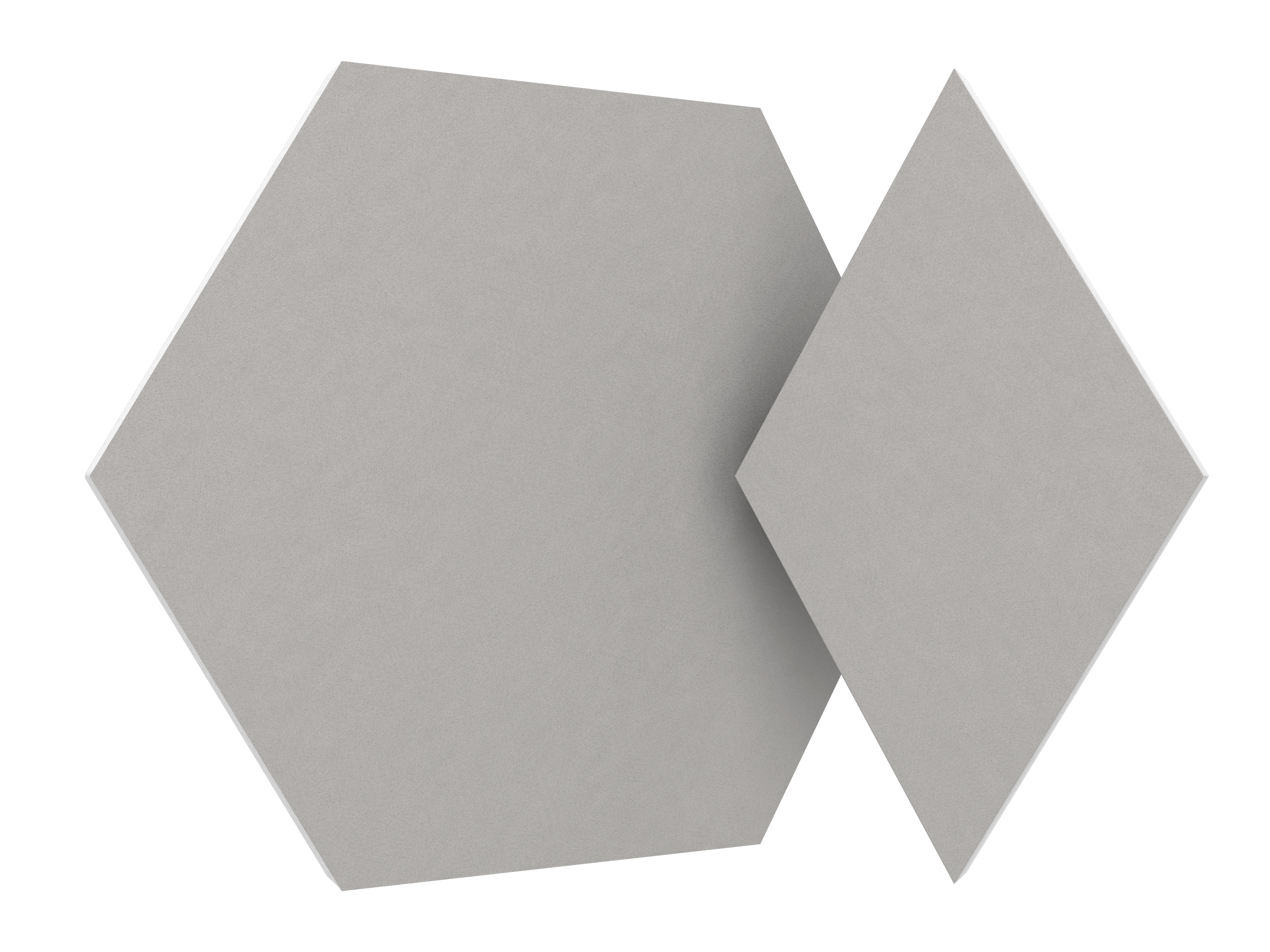 Vicoustic Vixagon VMT Mini Sound Absorbing Acoustic Panel in Light Grey