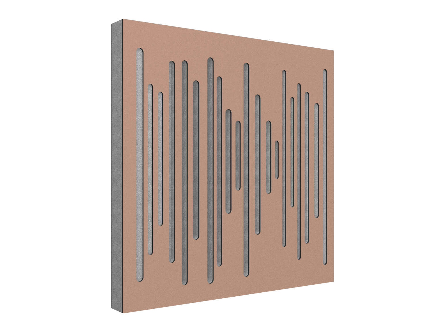 Vicoustic Wavewood Diffuser Ultra Sound Diffusion Acoustic Panels in Metallic Copper