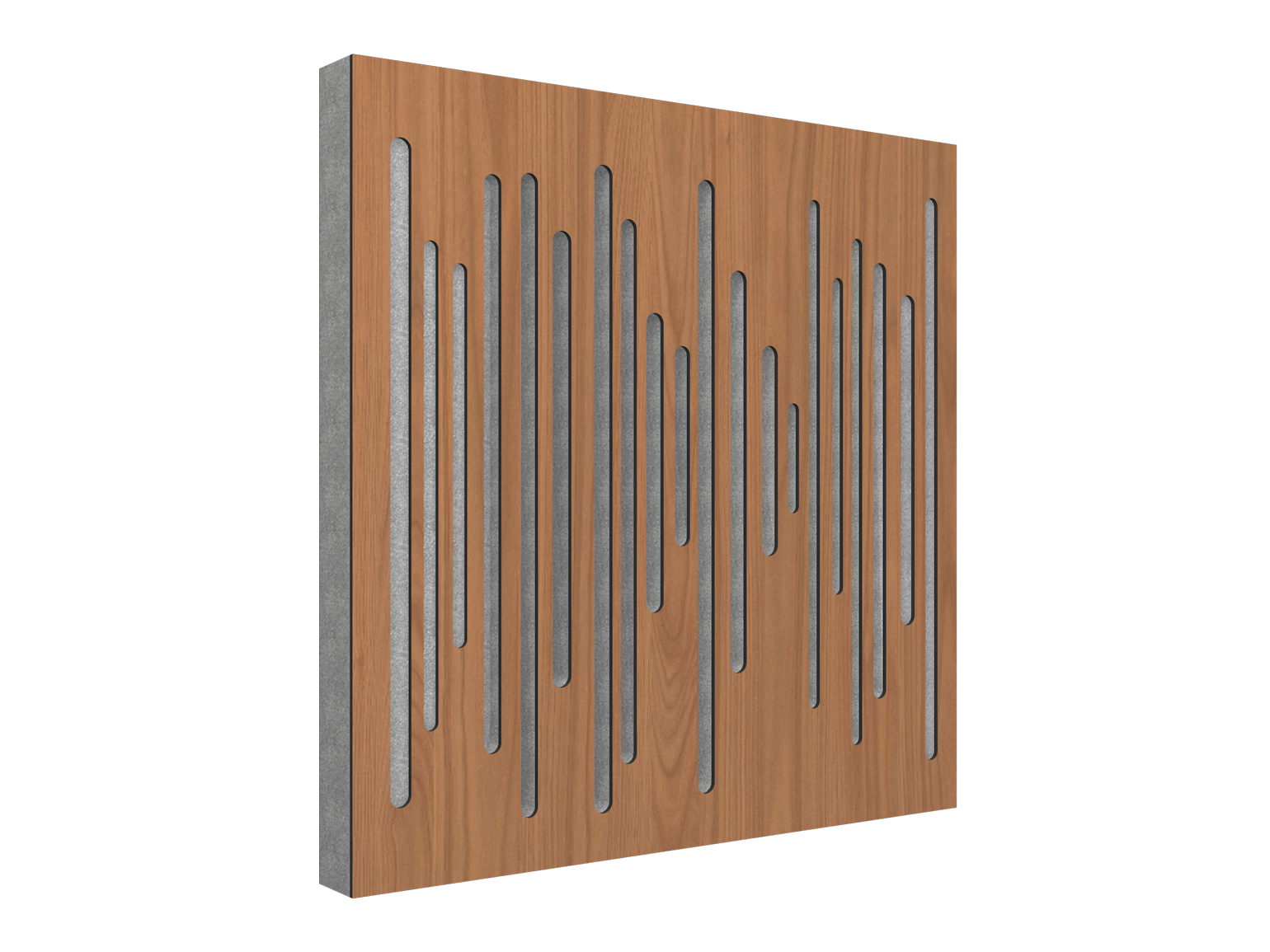 Vicoustic Wavewood Diffuser Ultra Sound Diffusion Acoustic Panels in Locarno Cherry