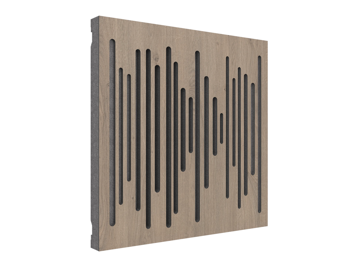 Vicoustic Wavewood Diffuser Ultra MKII in brown oak