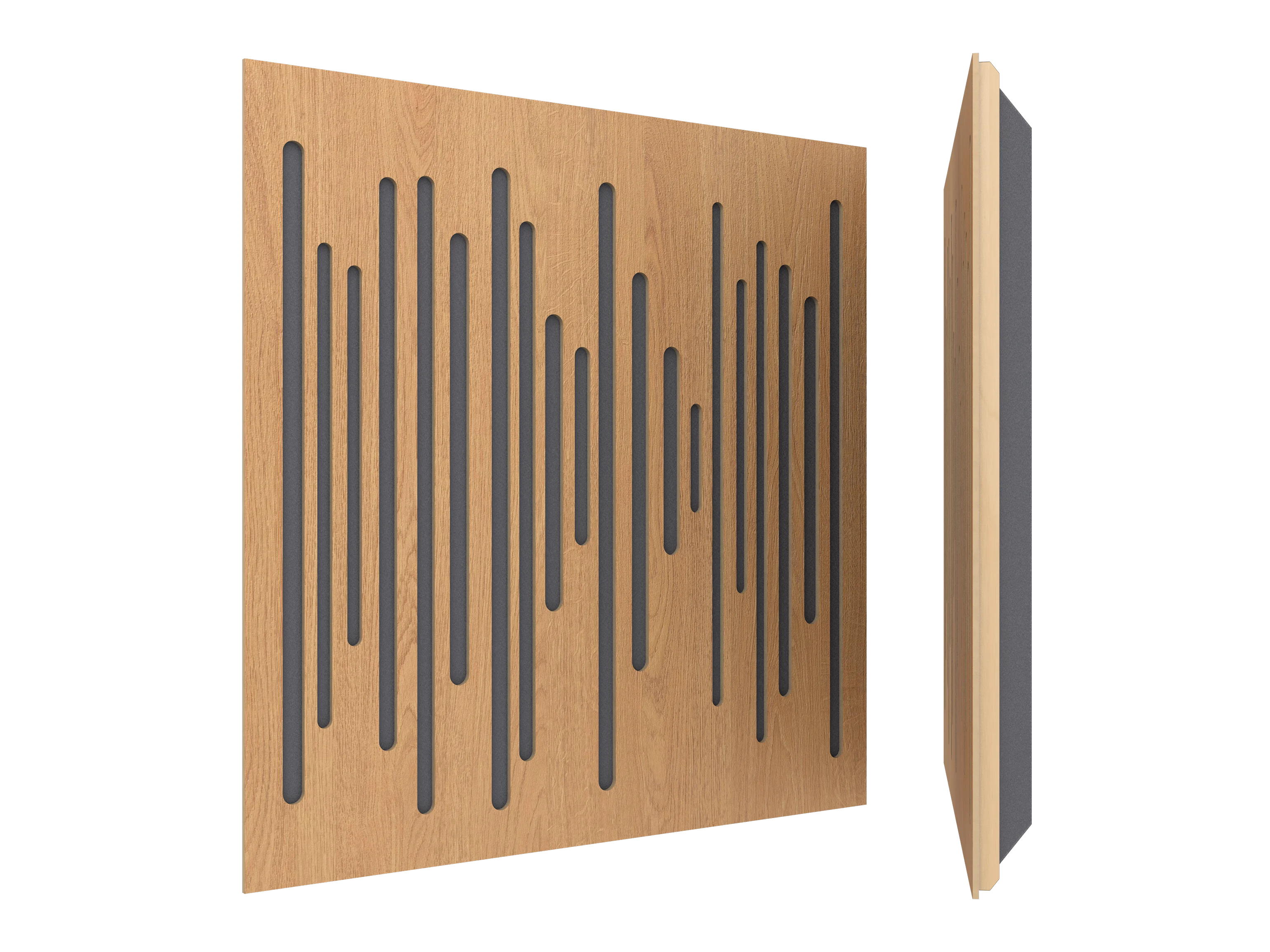 Vicoustic Wavewood Ultra Lite Sound Absorbing Acoustic Panel in Natural Oak