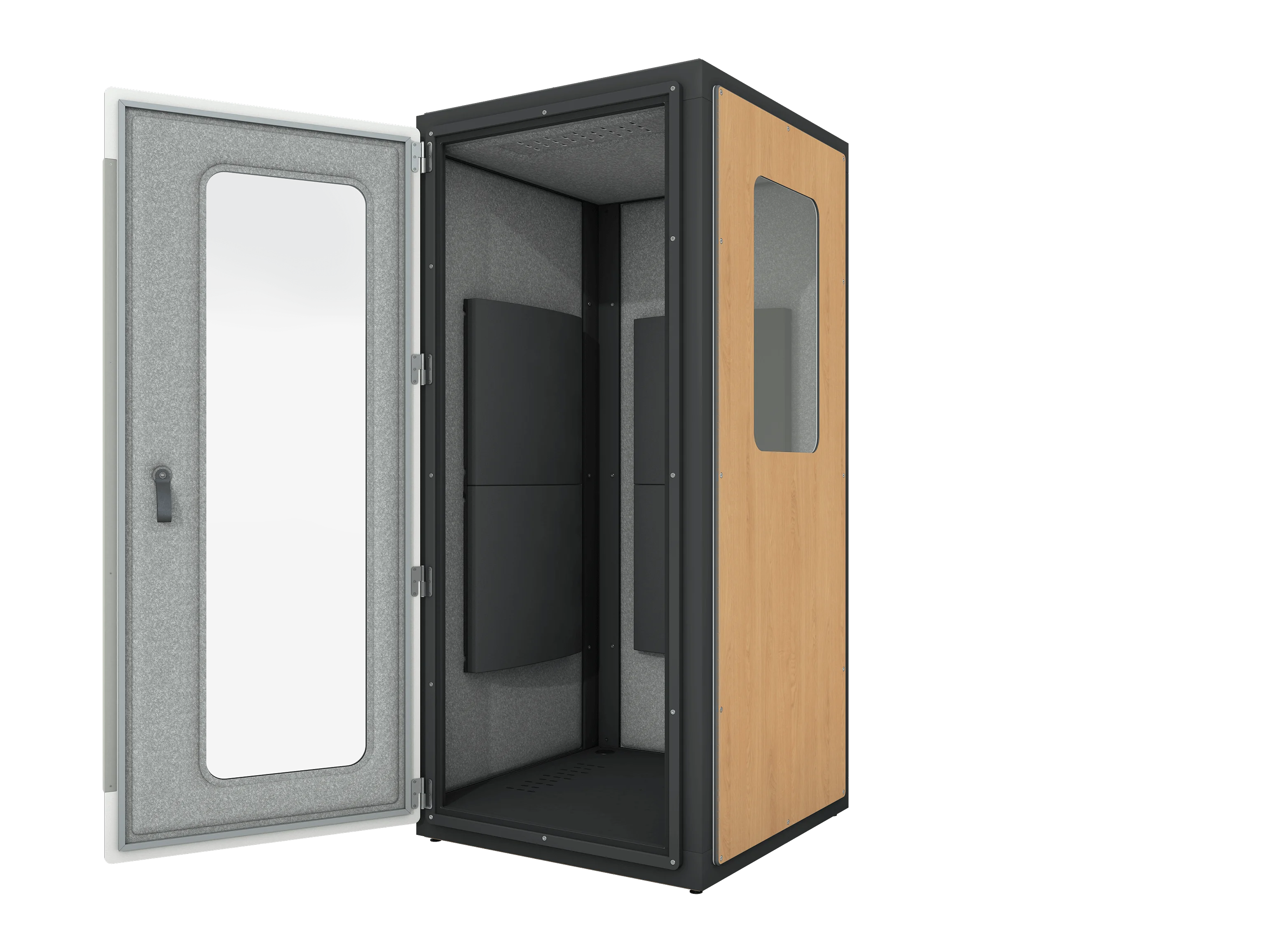 Vicoustic VicBooth Ultra Vocal Booth Soundproofing Booth in Natural Oak