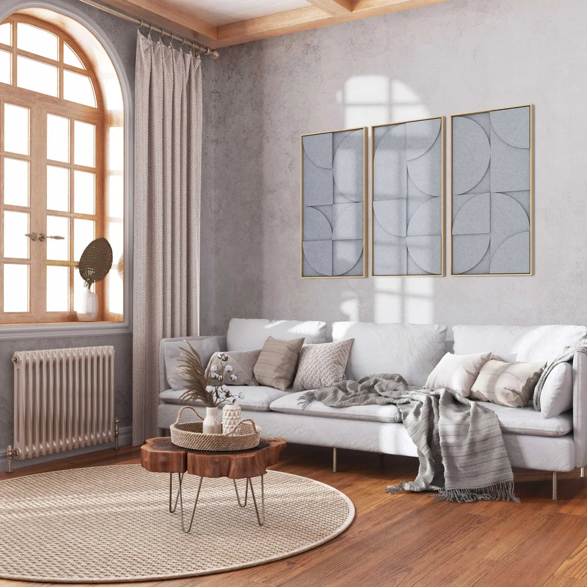 xl Retro Living Room VicShape 3D Single and Duo